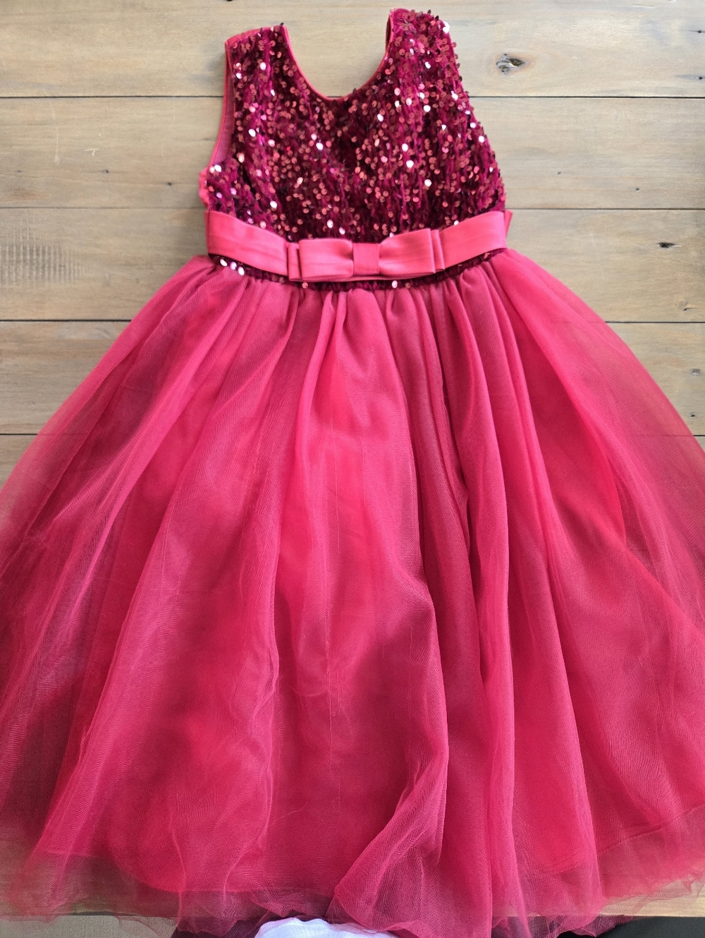 4/5 Red Sequin Gown